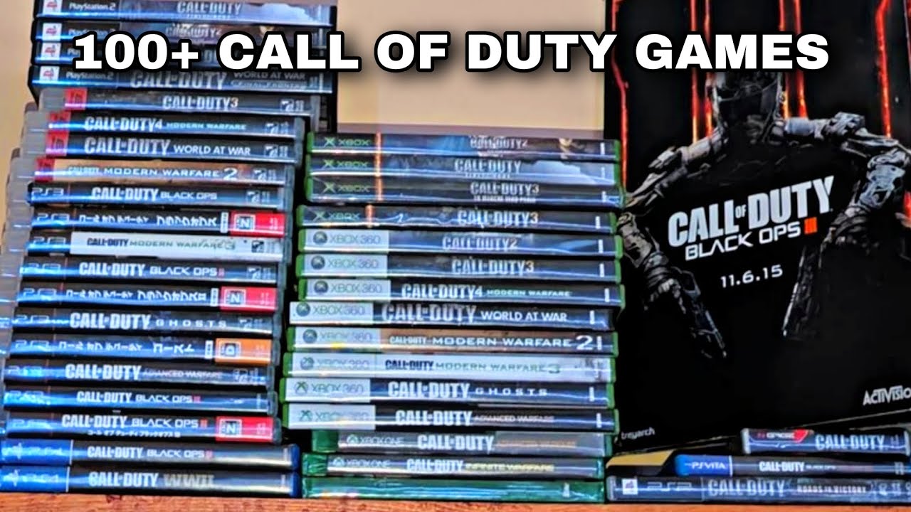 My Call of Duty Collection! (100+ COD GAMES)