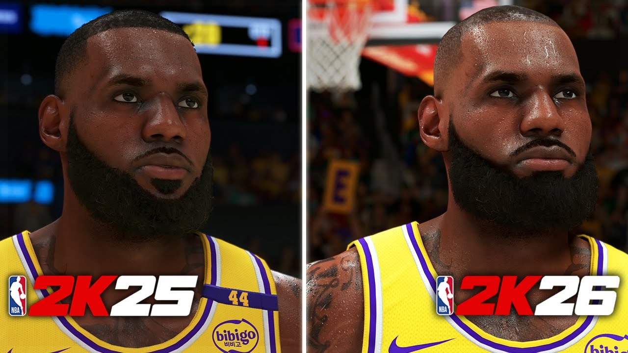NBA 2K26 vs NBA 2K25 | Graphics, Lighting & Gameplay Comparison