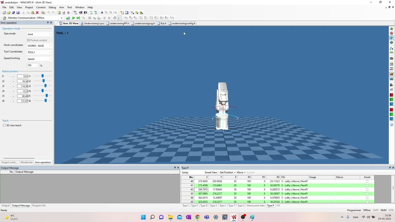 Denso robot Part 6 config h fil + array