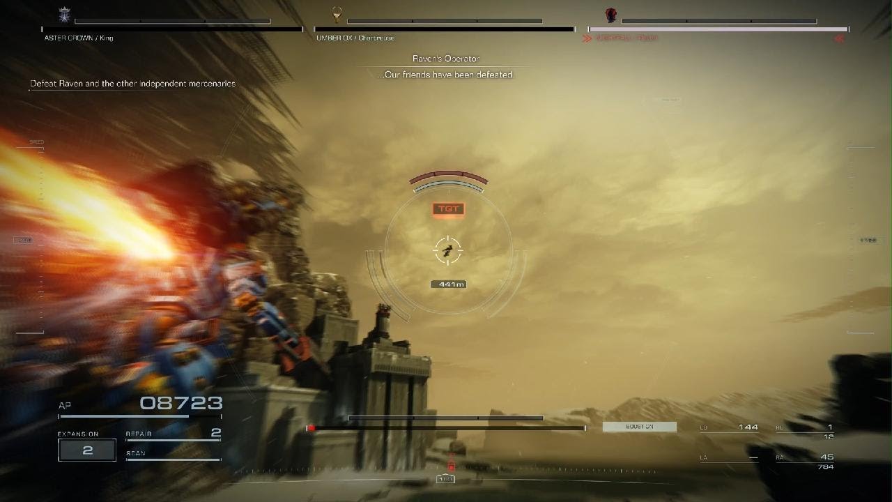 3 VS 1? Then it is an even fight. (Armoured Core 6)