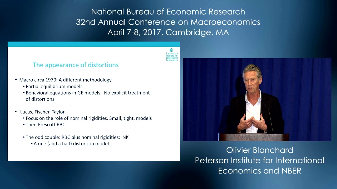 2017, Macroeconomics Lecture, Olivier Blanchard 