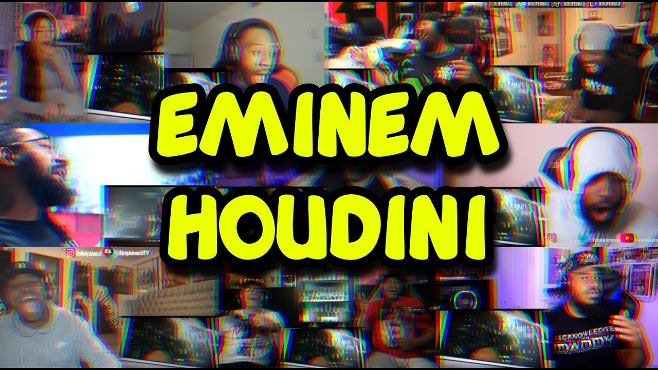 Eminem - Houdini | UNCUT REACTION MASHUP