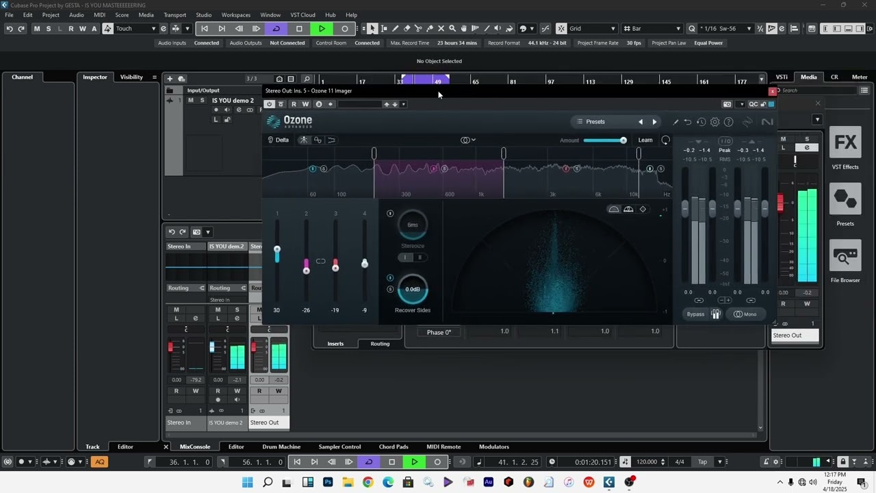 EASY STEPS TO MODERN  MASTERING IN CUBASE PRO 14