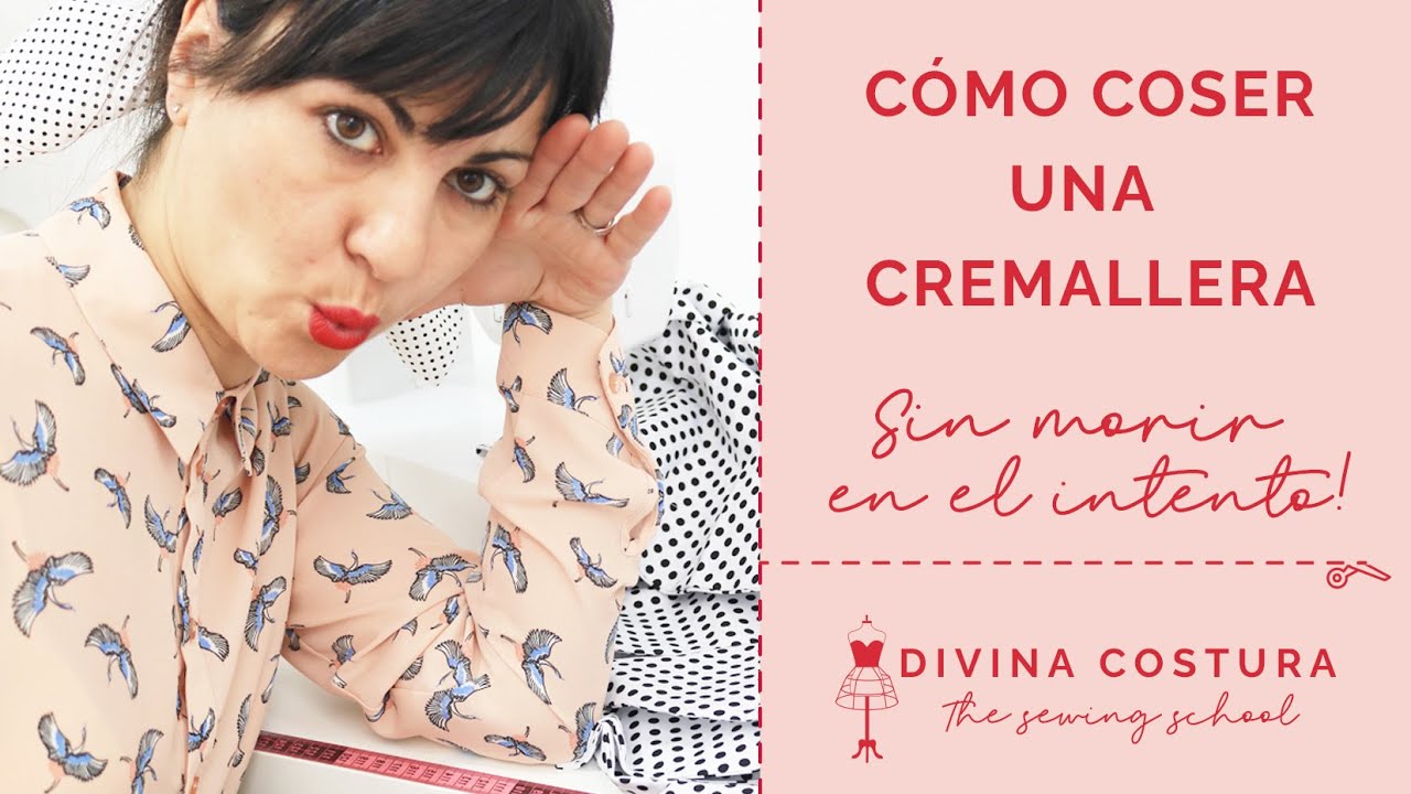 💝 Cómo COSER UNA CREMALLERA | COSER CIERRES A MÁQUINA | Curso Online de Costura | ¿TE AYUDO? | ✅ #12