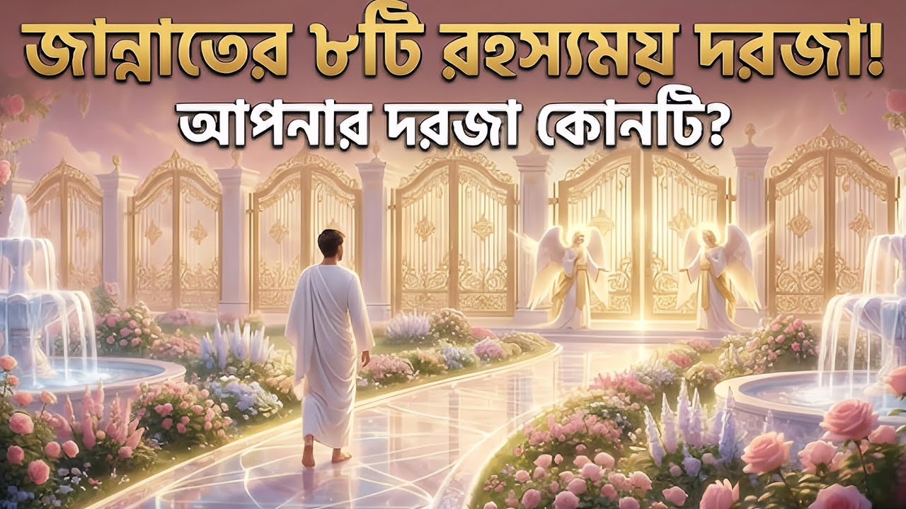 জান্নাতের ৮টি রহস্যময় দরজা! আপনার জন্য কোনটি খুলবে? | 8 Gates of Jannah.