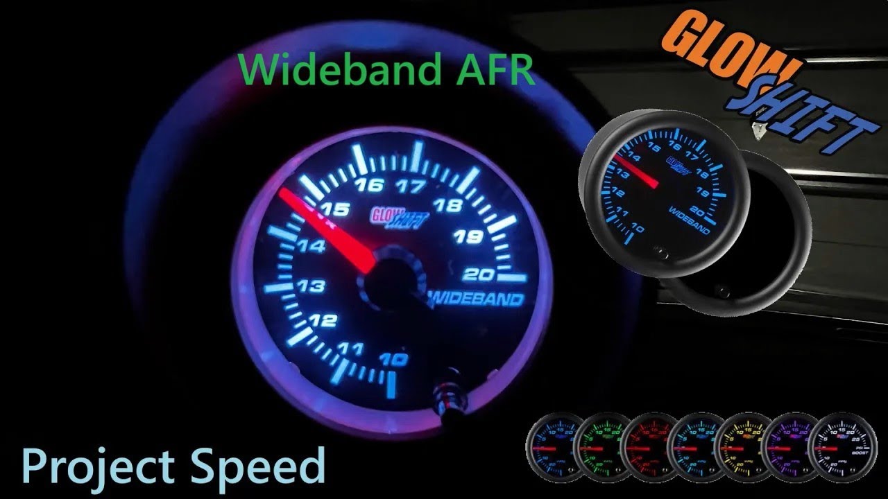 GlowShift Wideband Air Fuel Ratio Gauge Install