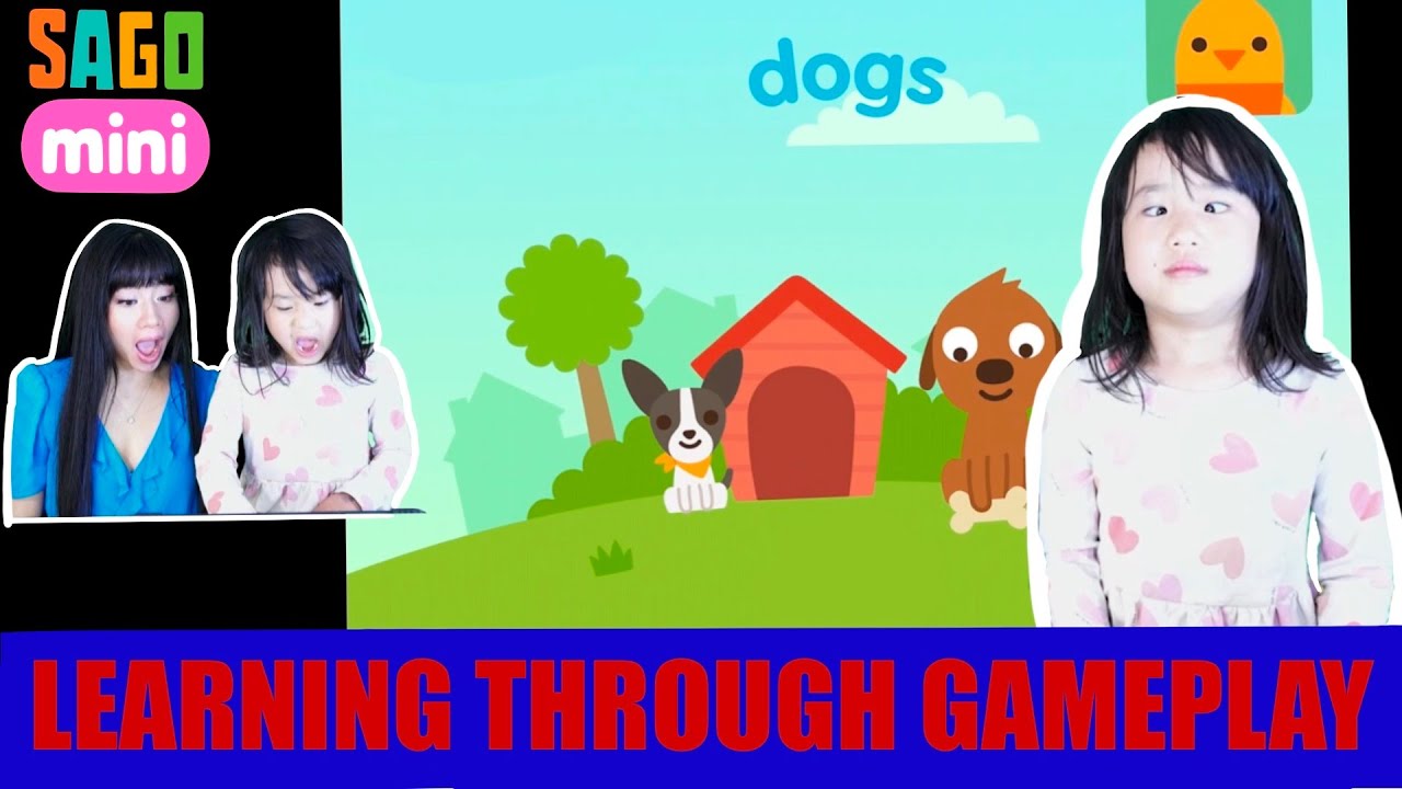 Sago Mini World Dogs! Play with cute dogs, dress up, bath, and play music!