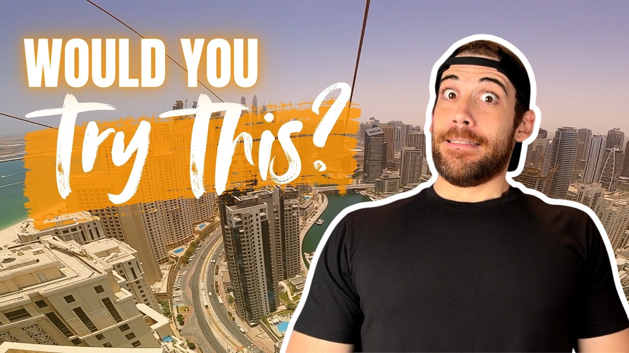 I Jumped Off a Skyscraper in Dubai - XLine Zipline Vlog