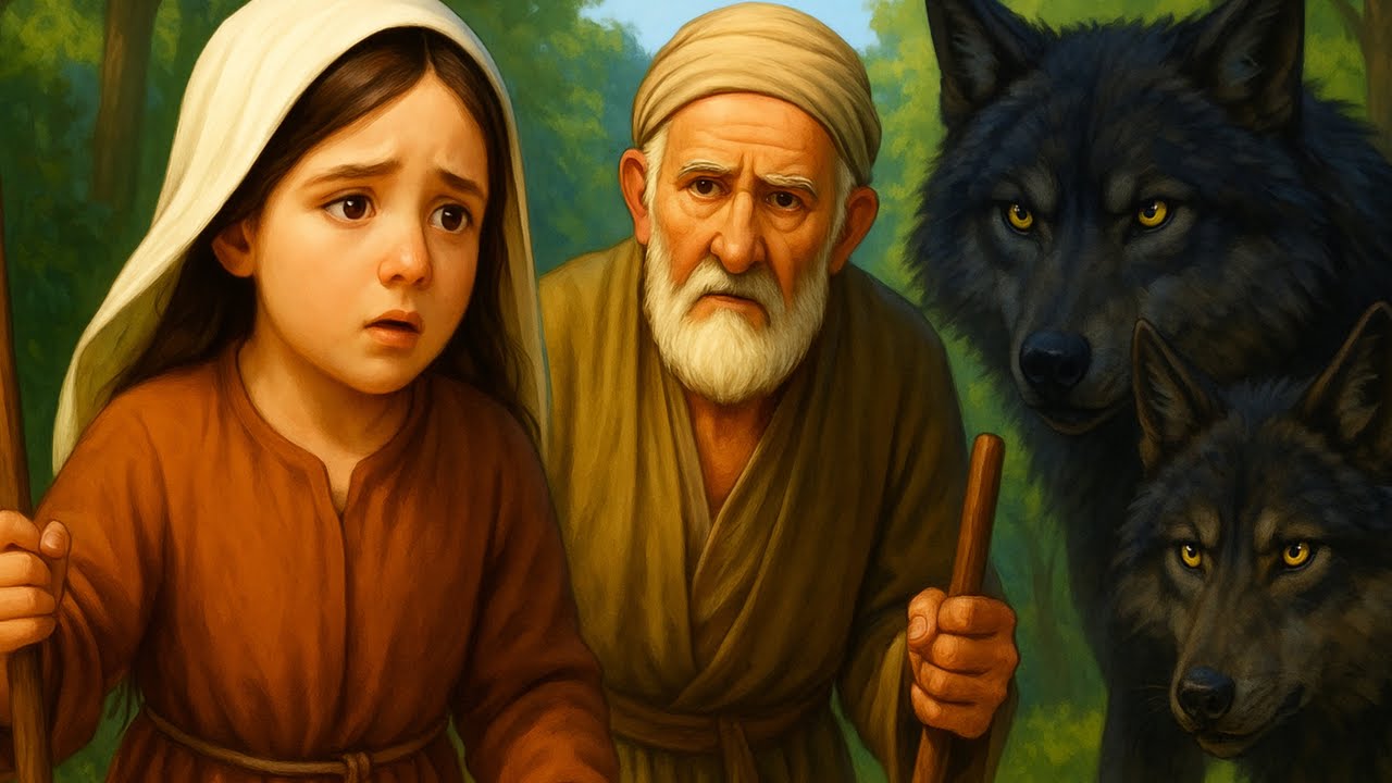 الطفلة اليتيمة وثلاث معزات… مطاردة الذئاب التي غيّرت مصيرها! | قصة مؤثرة وملهمة