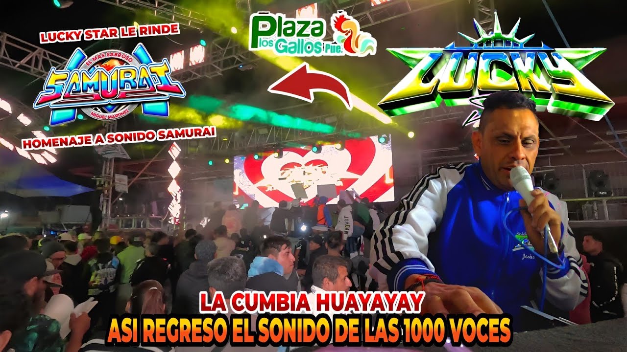 🎥SE LLEVA LA NOCHE SONIDO LUCKY STAR ASI REGRESO CON LA CUMBIA HUAYAYAY EN PLAZA LOS GALLOS 4 MAY 25