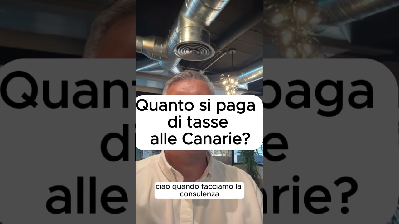 Quanto si paga di tasse alle Canarie ?