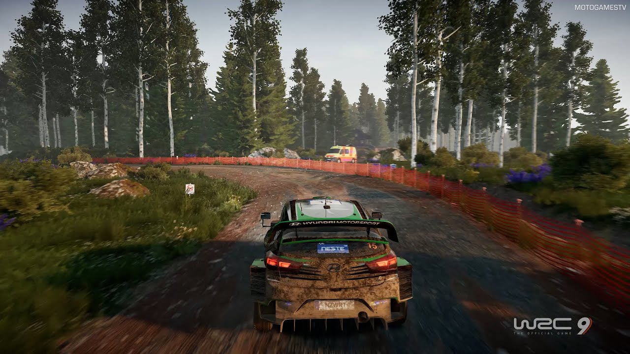 WRC 9 - Hyundai i20 WRC at Arvaja Stage from Rally Finland Gameplay [Blind Jumps October Update]