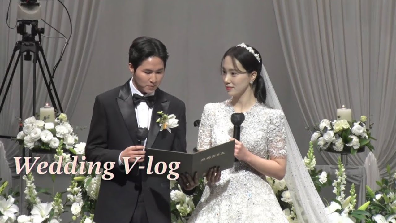 진심을 담아 혼인서약서를 낭독했어요🤍🖤