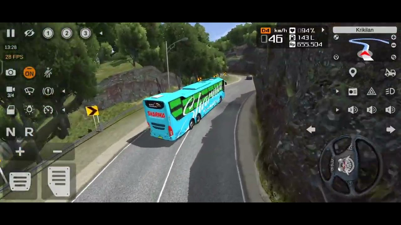 Volvo 9600 SLES Sleeper Travels Bus Mod | BUSSID Indian Luxury Coach Mod Download & Gameplay #bus 
