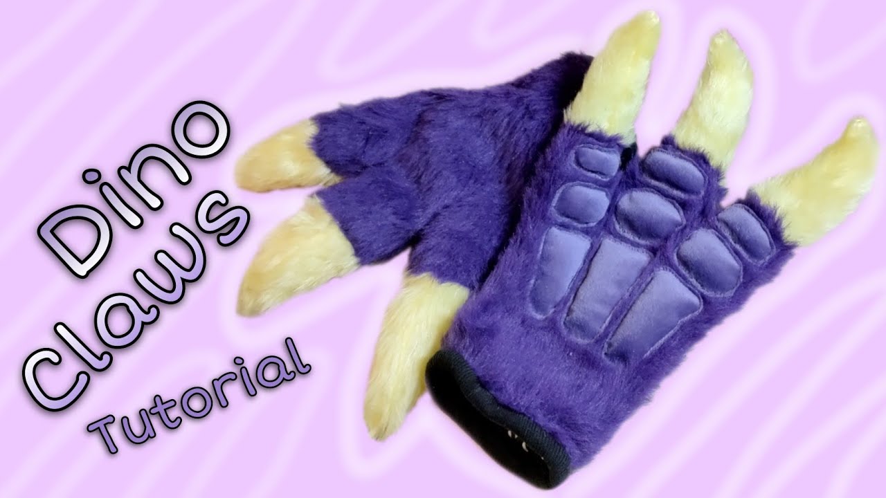 Tutorial! How to make Fursuit Dino Claws