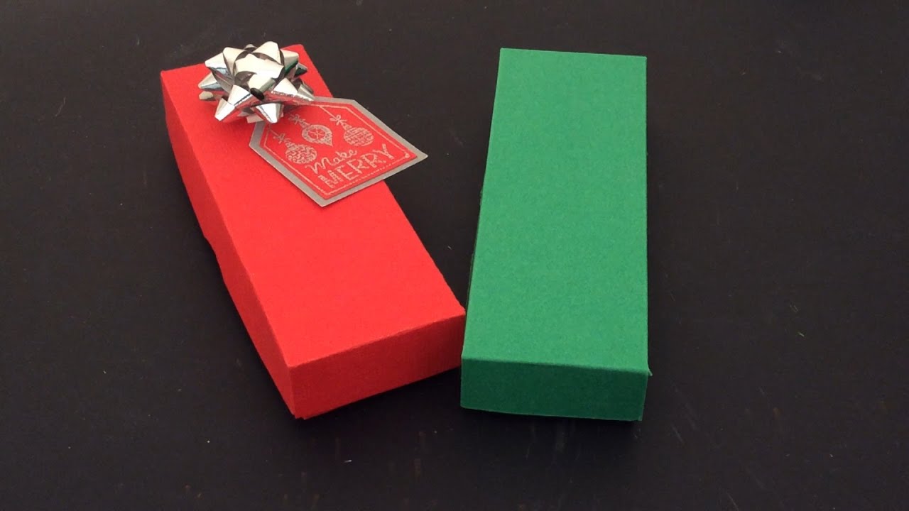 BRACELET OR JEWELRY GIFT BOX WITH LID TUTORIAL