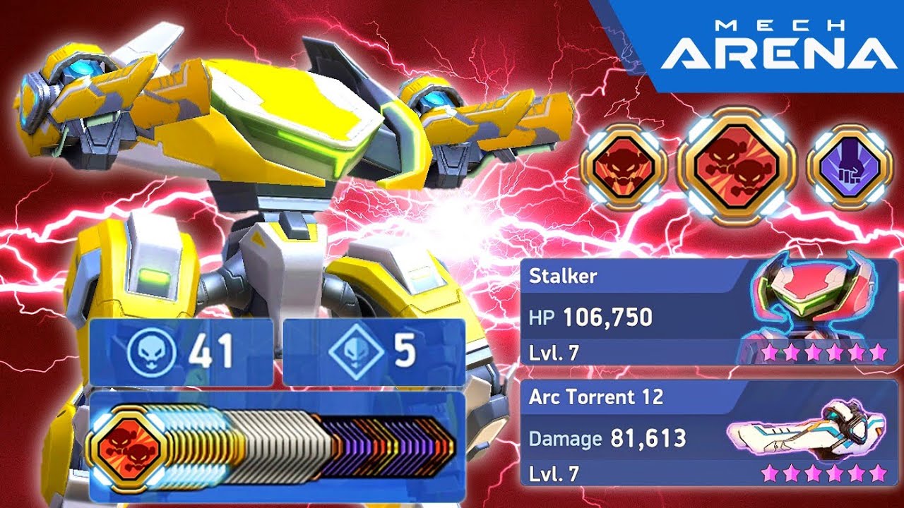 Arc Torrent 12 - New Weapon - Stalker Mech Arena