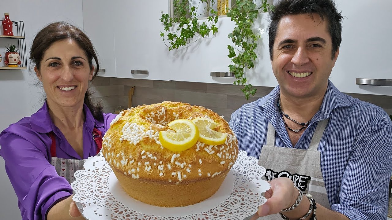 Ciambellone sofficissimo al limone senza latte e burro - Ricetta