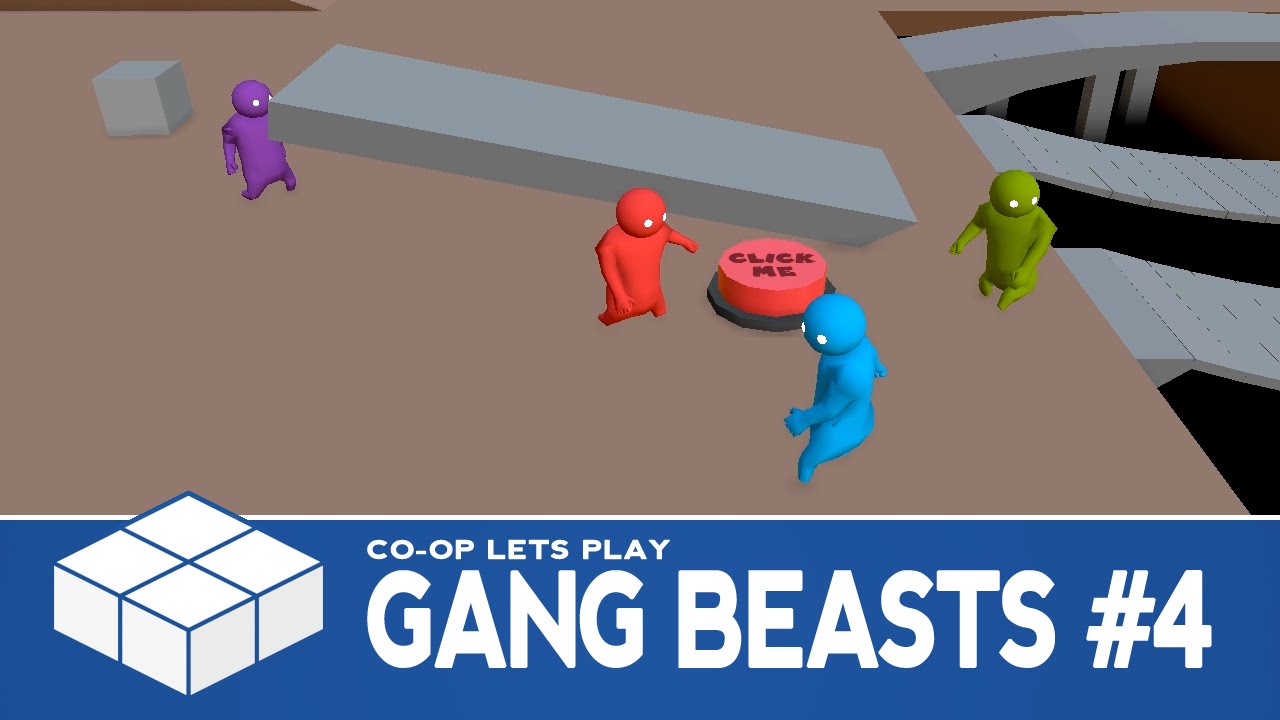 Gang Beasts #4 - Sandbox - 3 Player Co-Op Gameplay