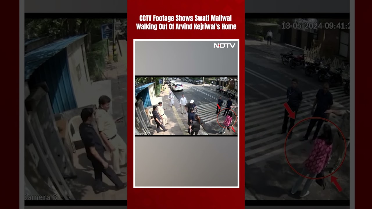 Swati Maliwal Case | Second Video From The Day Of Incident Emerges In Swati Maliwal Assault Case