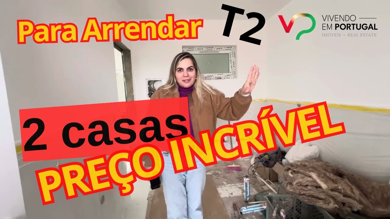 2 CASAS PARA ARRENDAR EM PORTUGAL E O PREÇO É INCRÍVEL