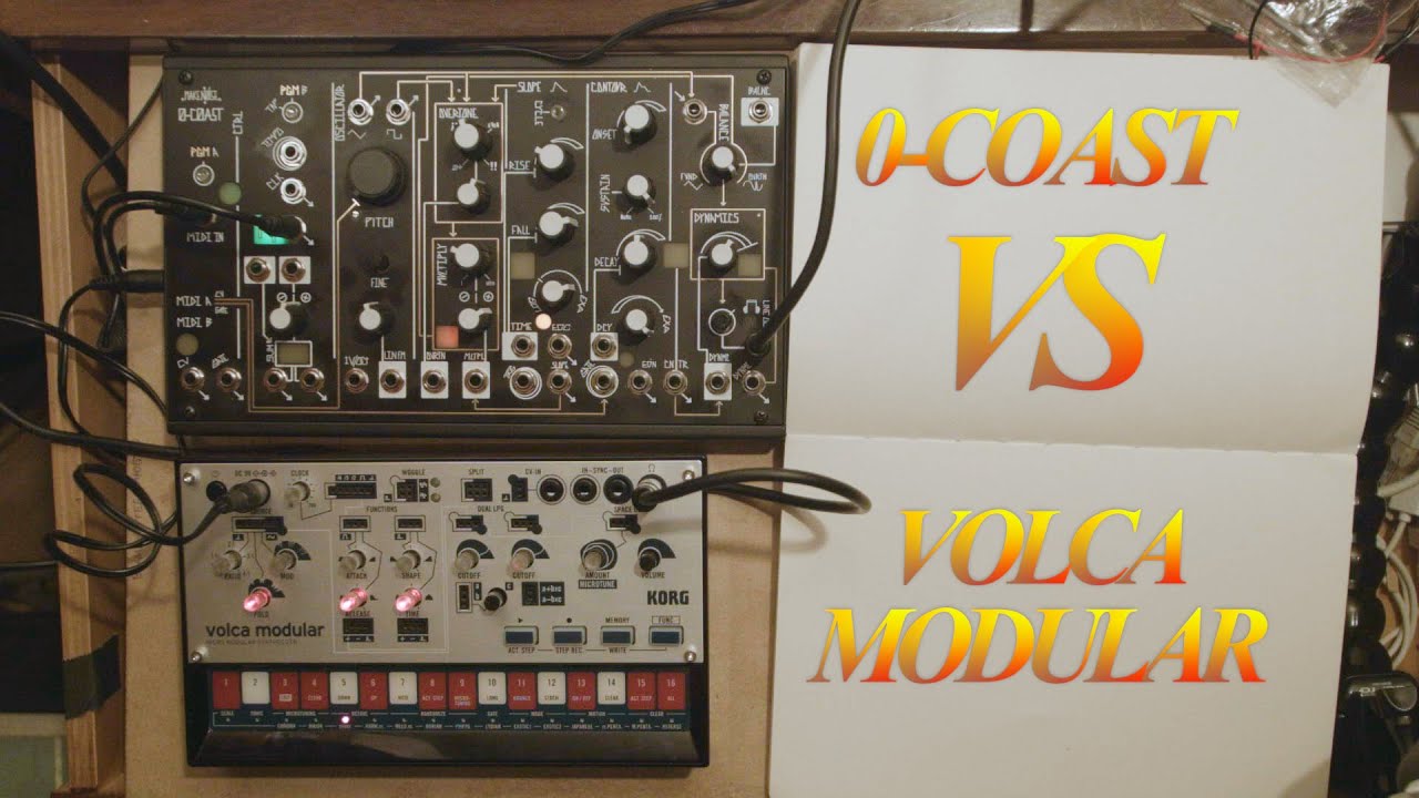 Make Noise 0-coast VS Kord Volca Modular