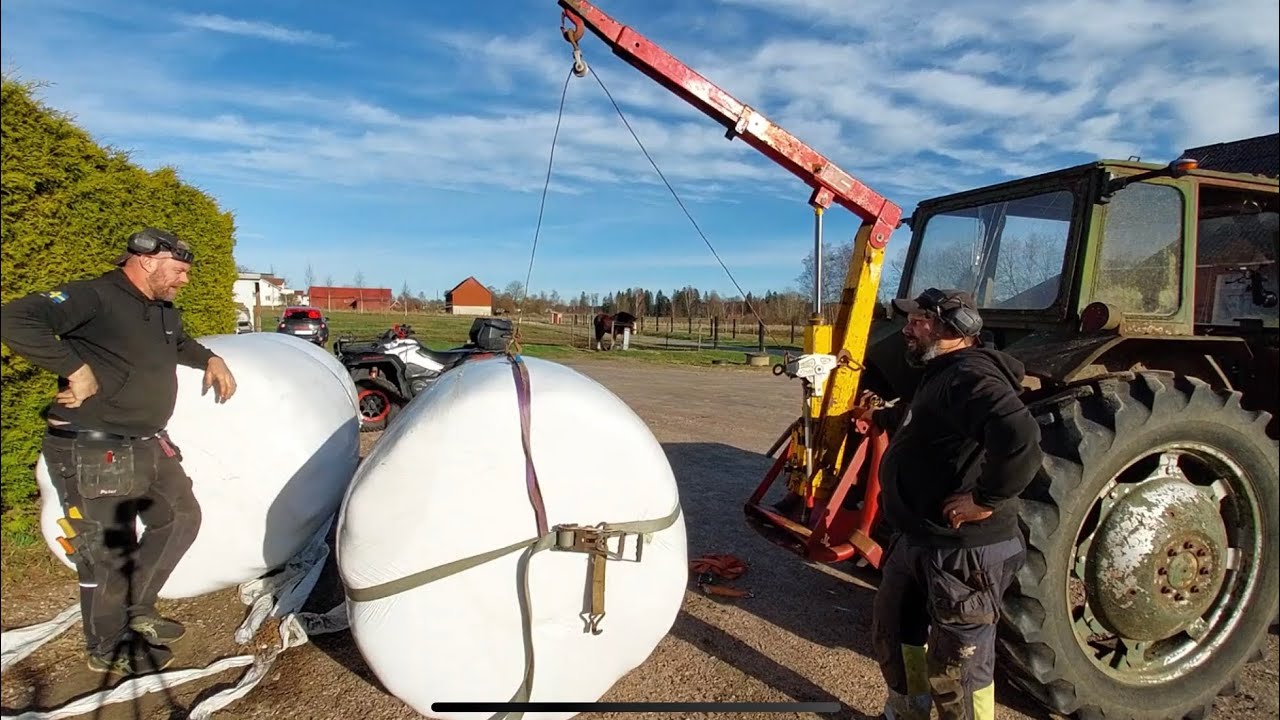 Tar hem balarna med kranen!