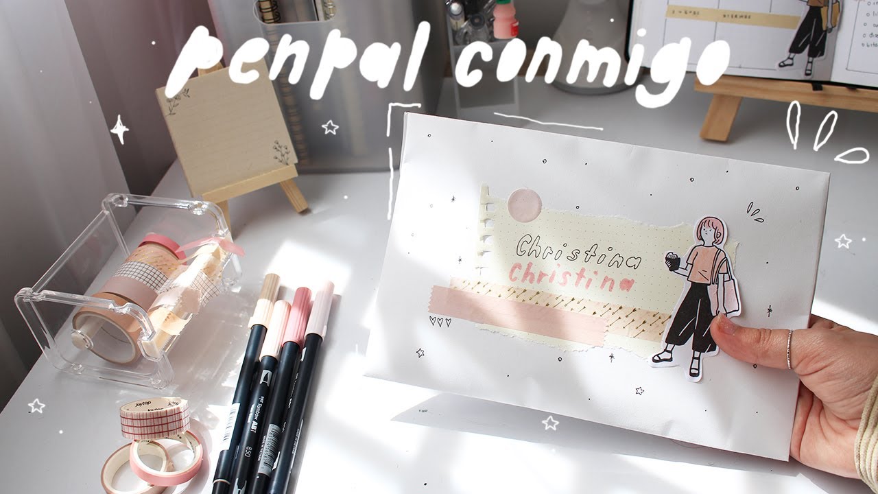 ♡ haciendo carta penpal por primera vez ♡ | penpal conmigo ft. christina gaskarth