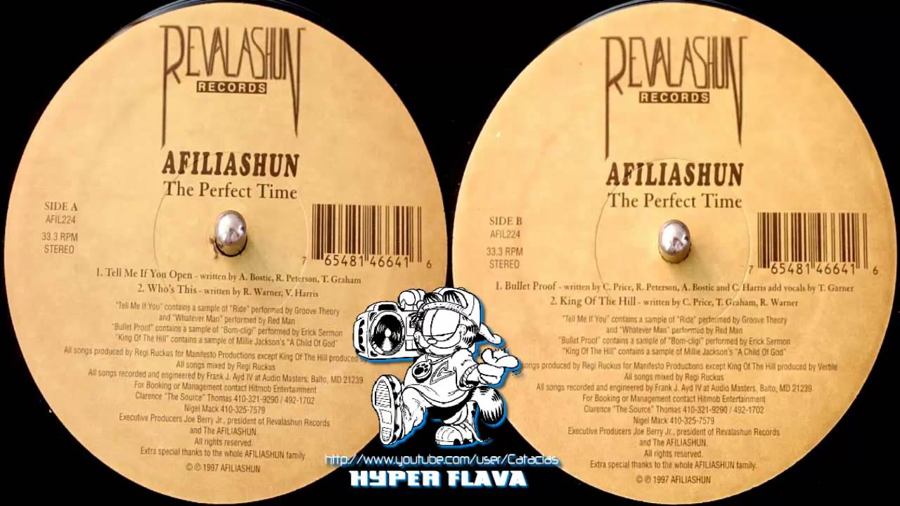 Afiliashun &lrm;- The Perfect Time (Full Vinyl, 12'', EP) (1997)