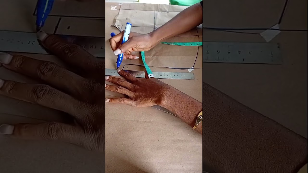 How to Cut Trendy Bubu Short Pant/Beginners Friendly.