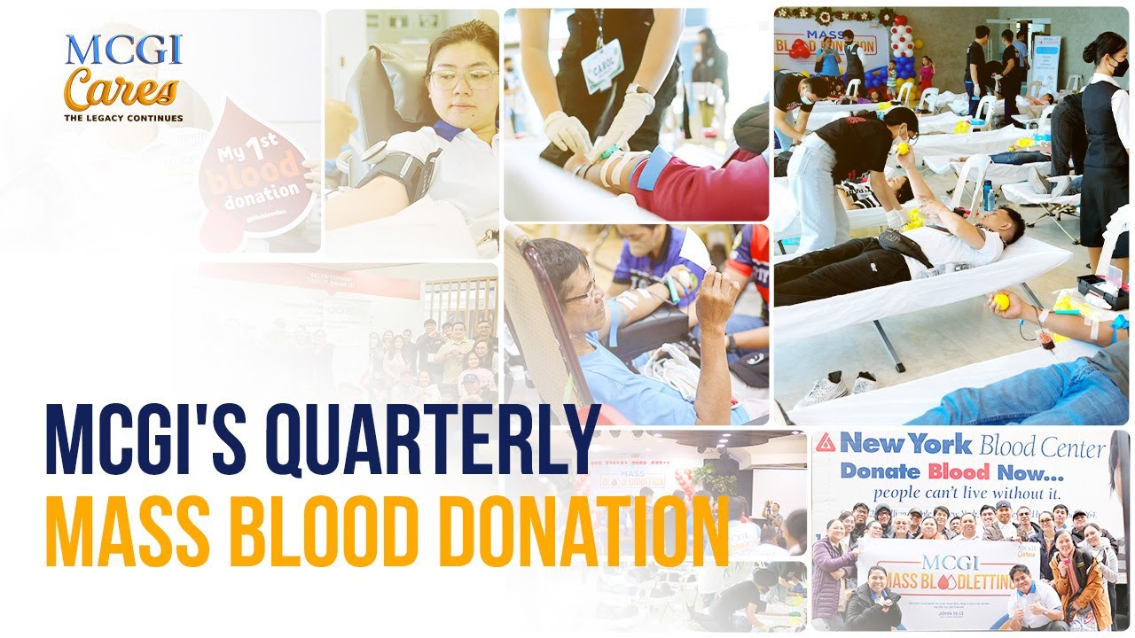 MCGI's Quarterly Mass Blood Donation | MCGI Cares