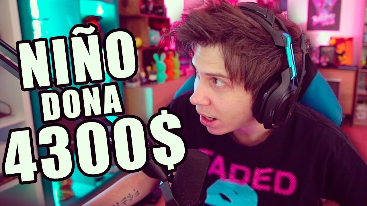NI&Ntilde;O DE 13 A&Ntilde;OS ME DONA 4300$ EN DIRECTO