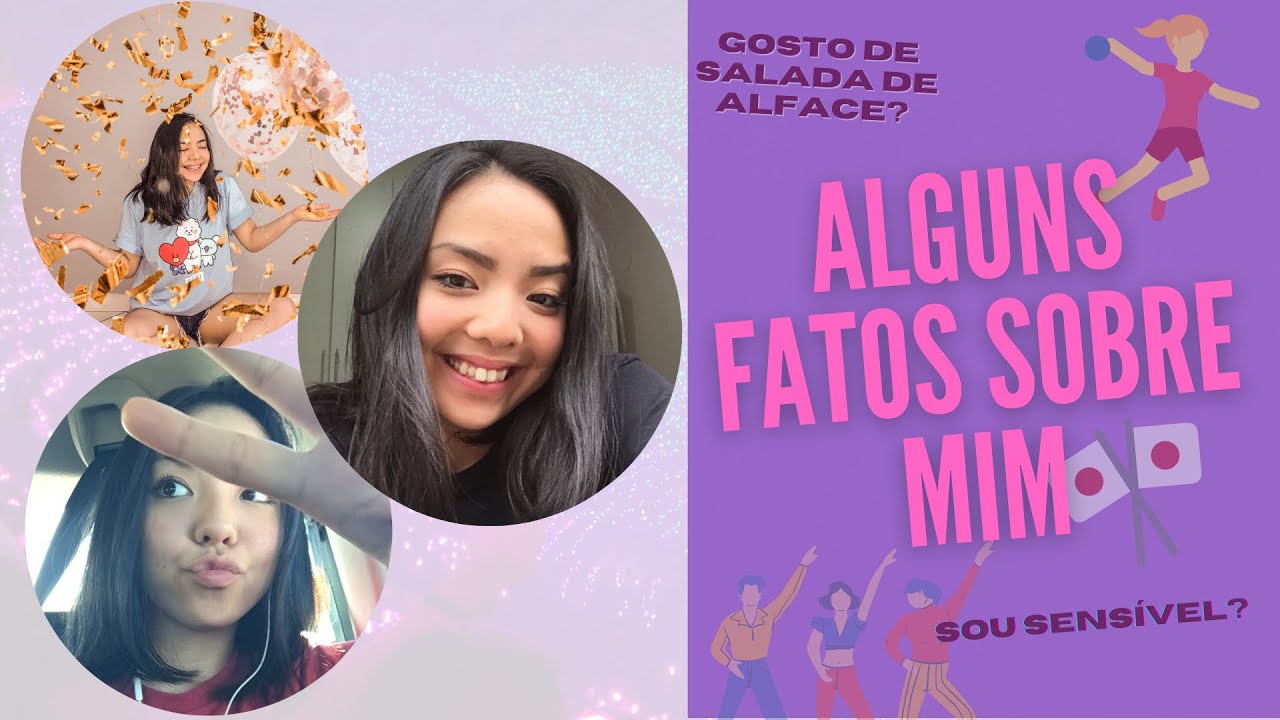 DEBUT DO CANAL💜 - Alguns Fatos Sobre Mim
