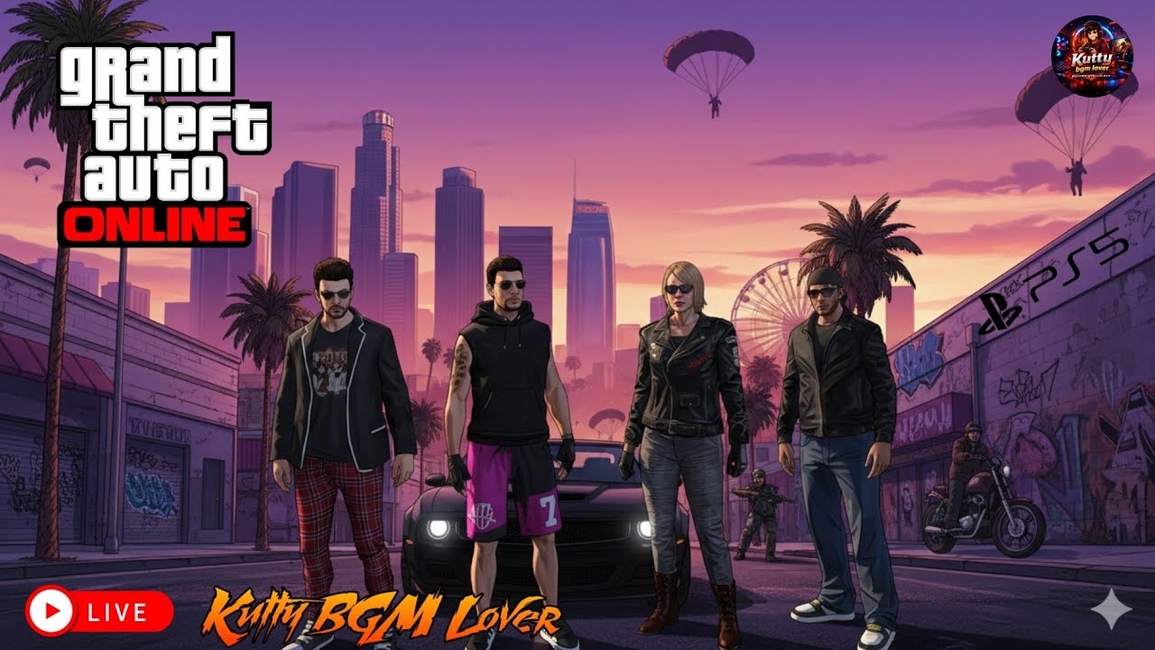 GTA5 Online Play with friends Day 2 Gameplay on PS5