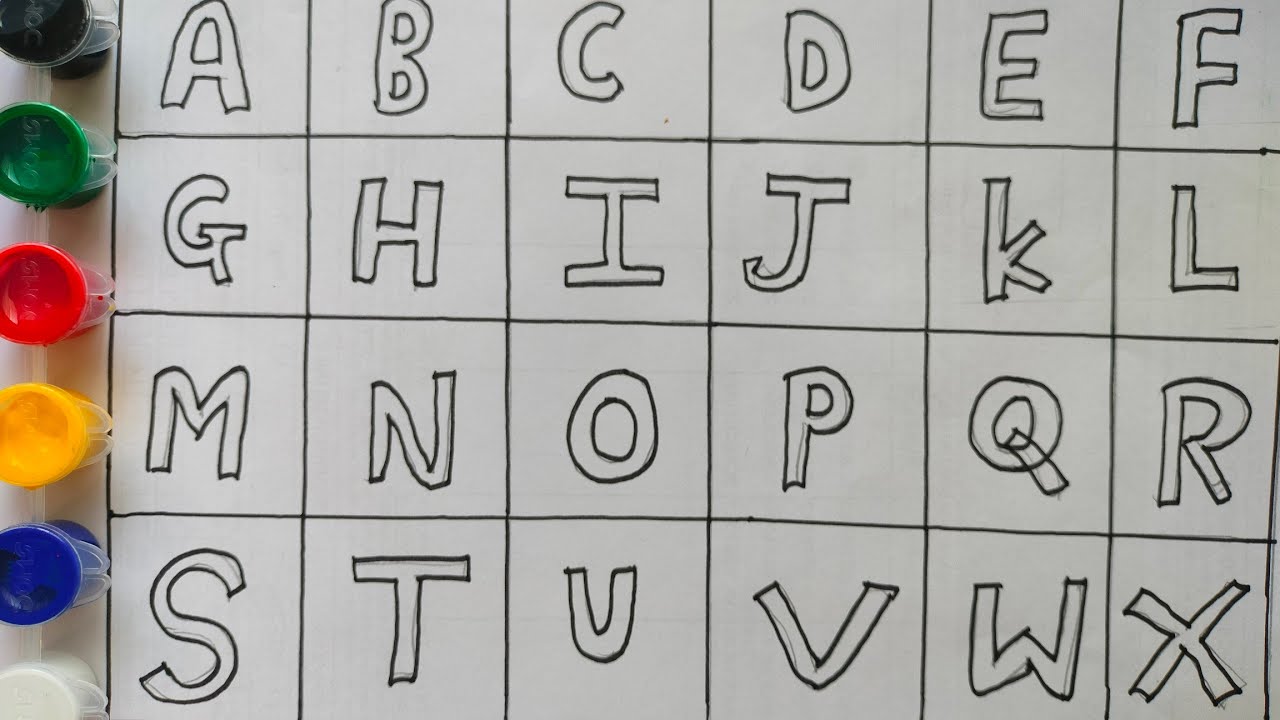 A to X Alphabet | A for Apple 🍎 | Learn Letters with Examples & Colors | ABCD for Kids