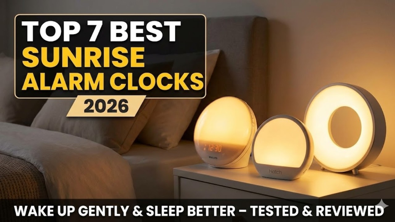 Top 7 Best Sunrise Alarm Clocks 2026 – Wake Up Light Clocks for Better Sleep & Gentle Mornings