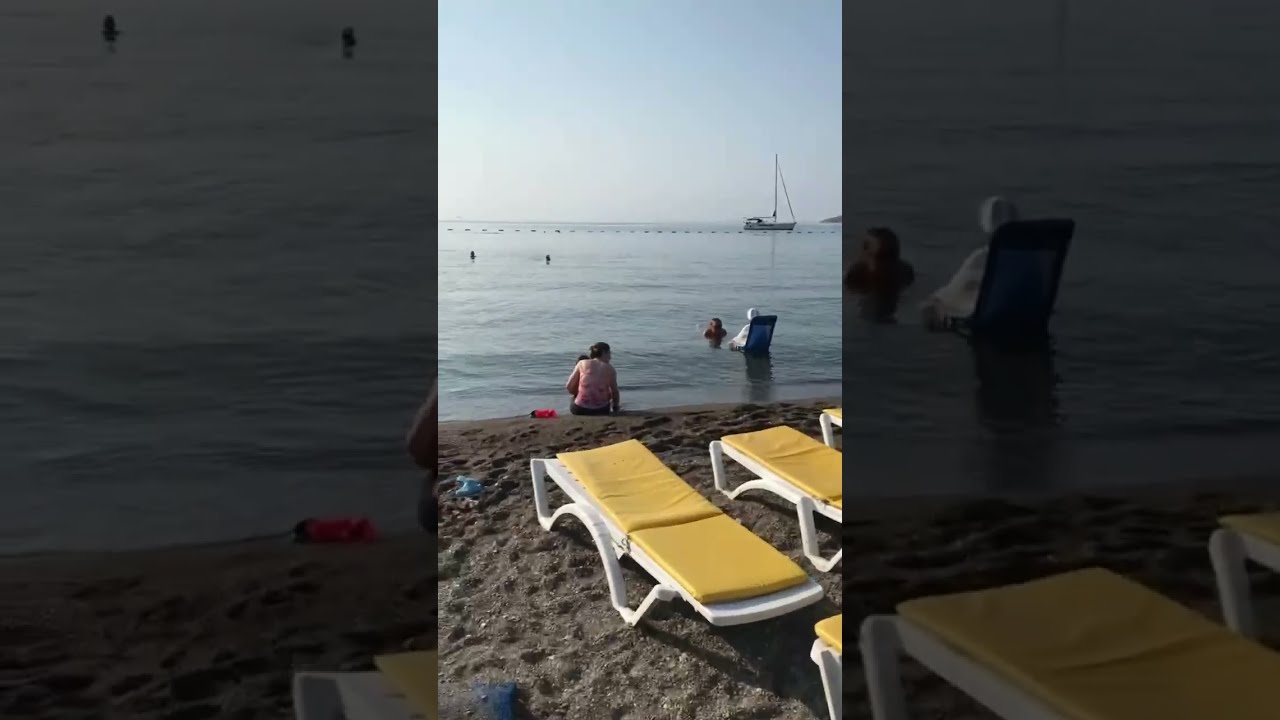 Petunya Beach Resort Бодрум Ортакент Дорога до моря 2022 год