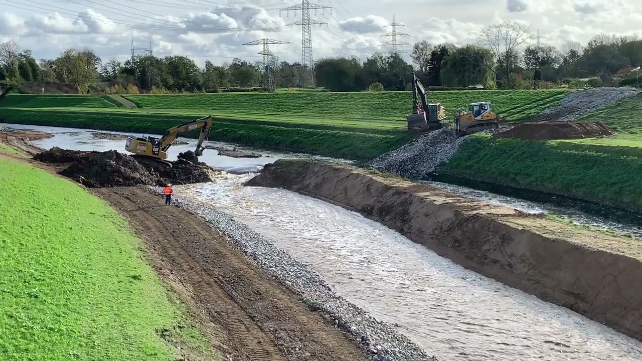 Livestream zur Flutung der neuen Emscher-Mündung in Dinslaken/Voerde