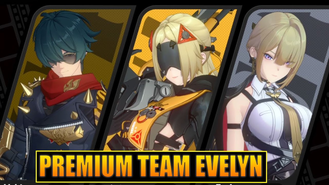 Best Premium Team Evelyn : Evelyn, Trigger , and Lighter Player Gameplay | Zenless Zone Zero (ZZZ)