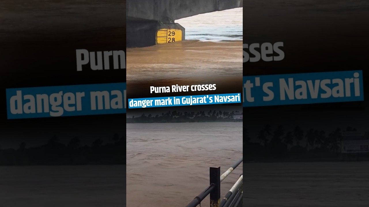 Purna River crosses danger mark in Gujarat's Navsari