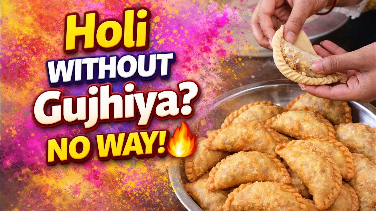 Holi Without Gujhiya? No Way! 😍🔥! Up27 waale 