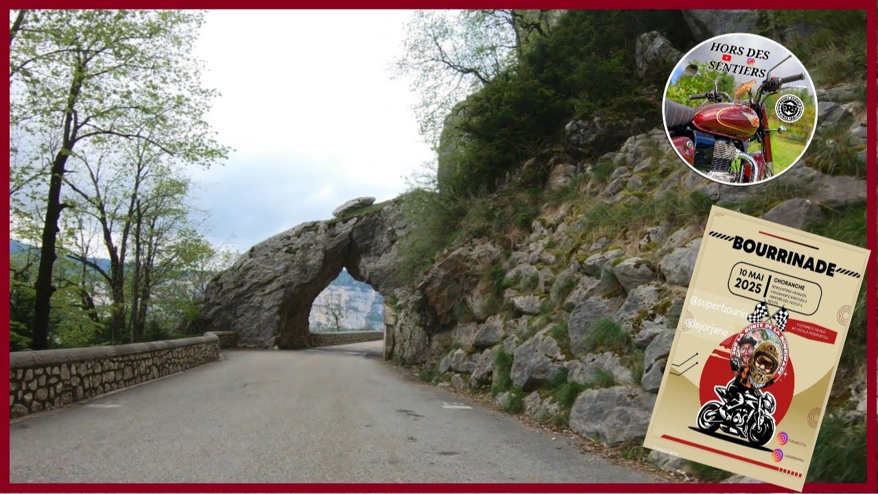 Sur La Route De La Bourrinade  en Vercors ROYAL ENFIELD Bullet 350 et Interceptor