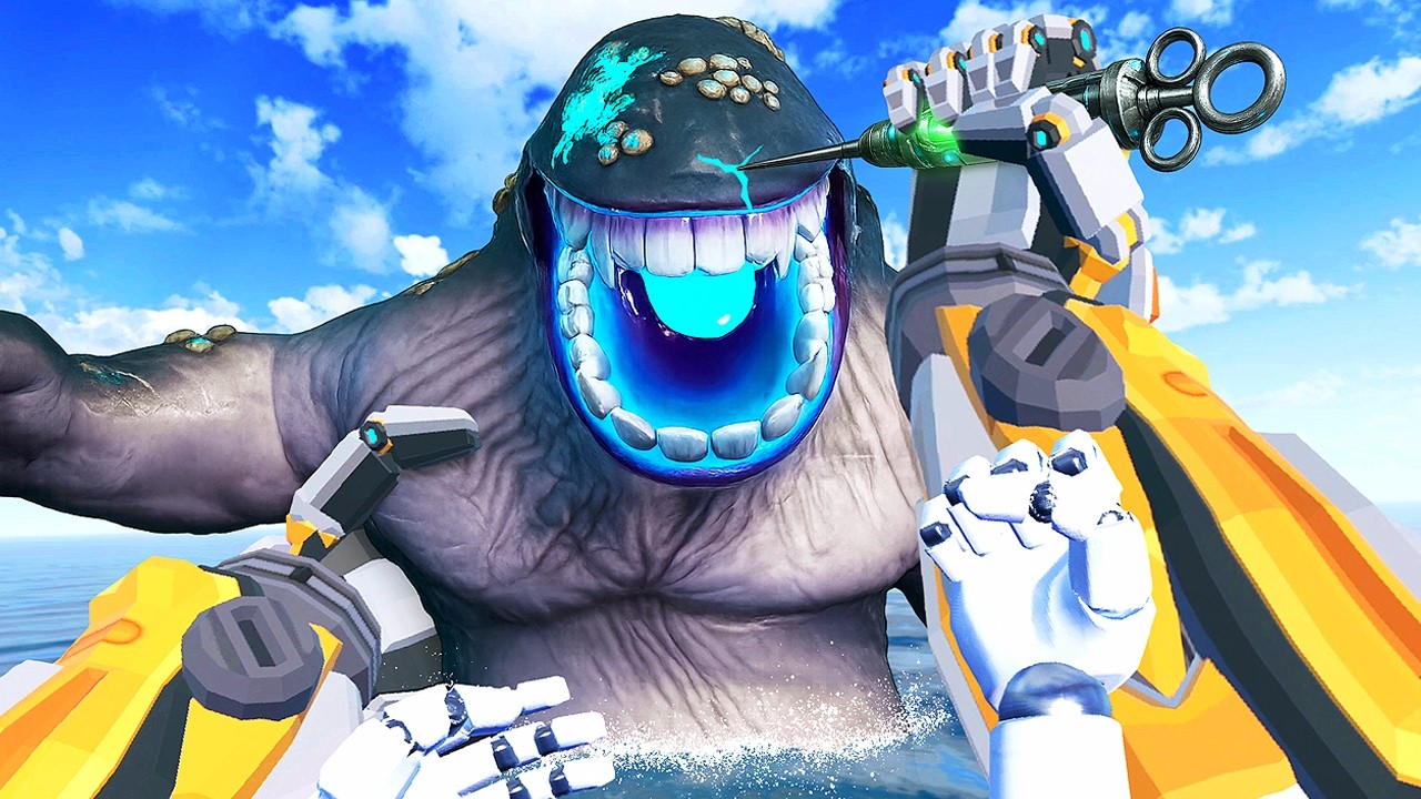 Injecting KAIJU with Deadly Syringe in VR