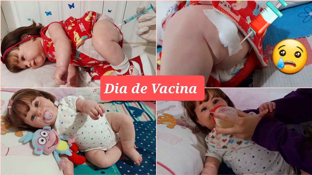 Rotina dia de Pediatra da minha bebê reborn-tomou Vacina