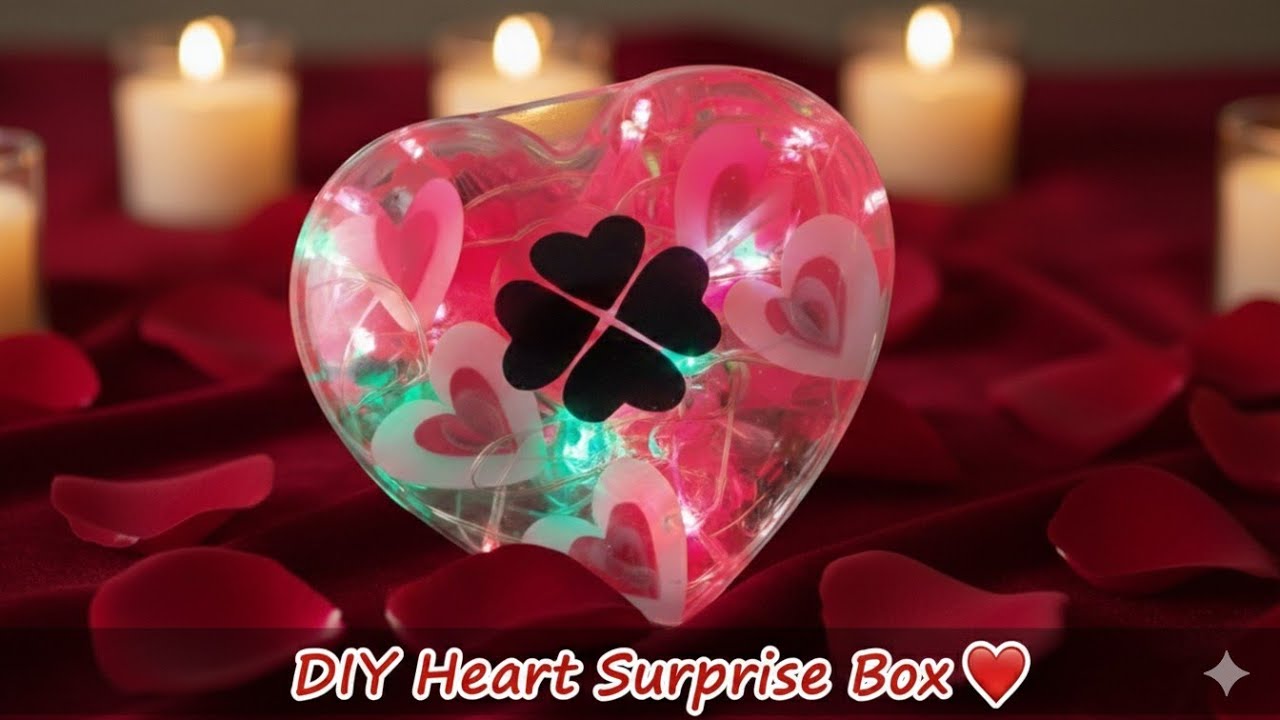 DIY Heart Surprise Box: Step-by-Step Guide! ❤️