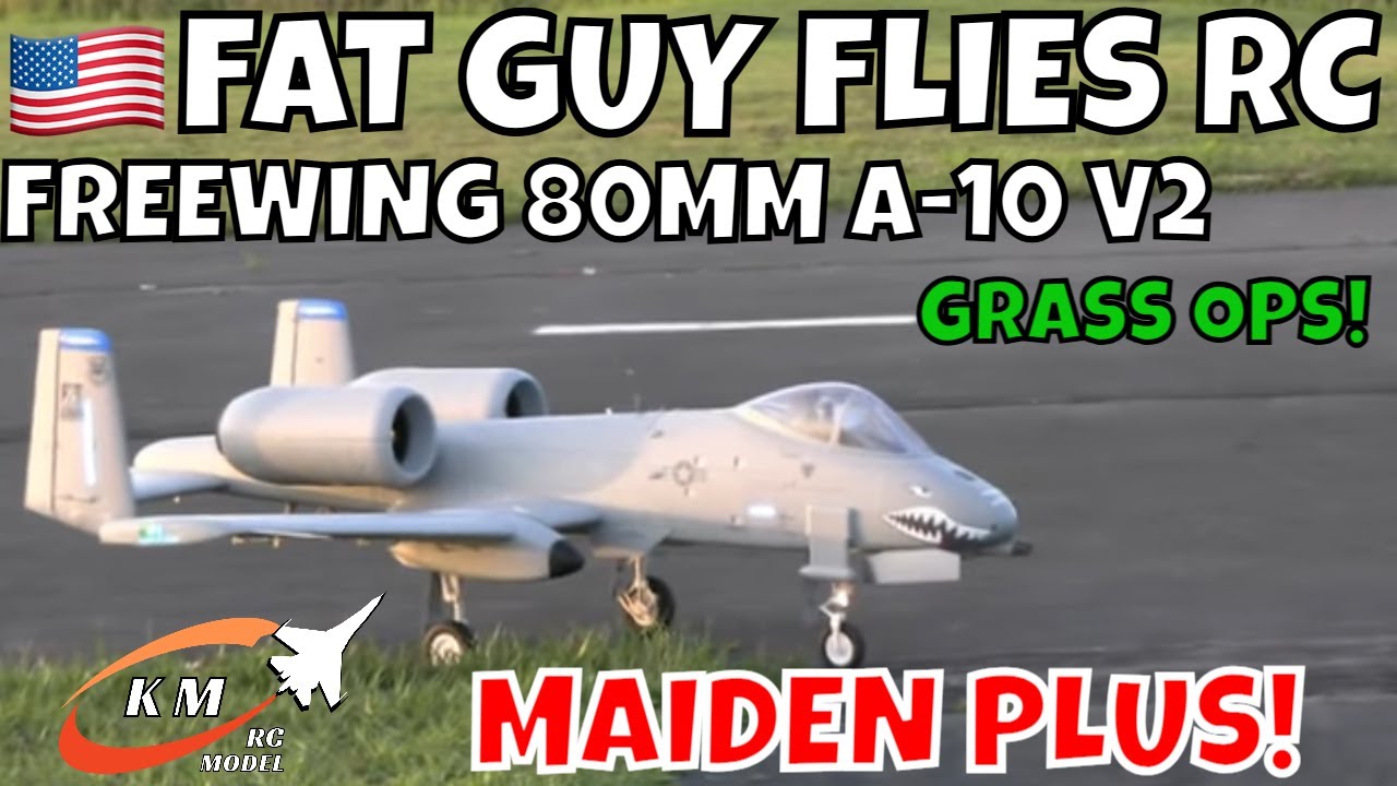 NEW! FREEWING 80MM A-10 THUNDERBOLT V2 MAIDEN+ by FGFRC #aviation