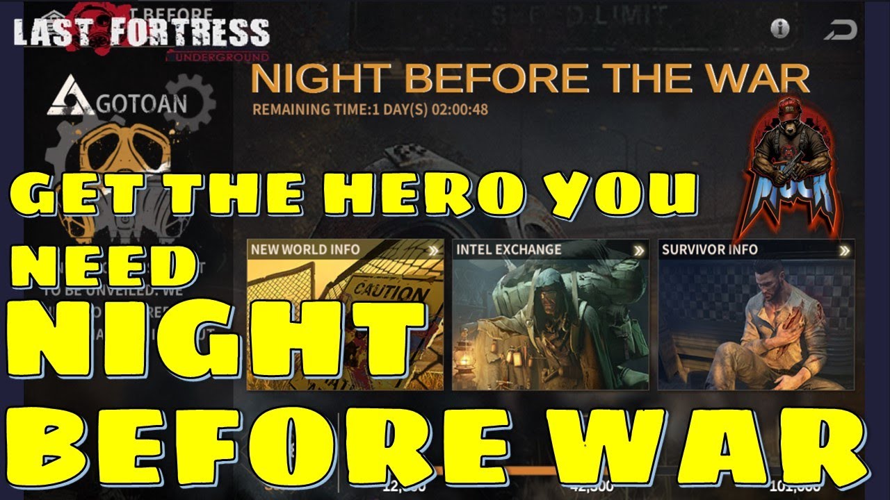 Last Frotress: Underground - The Night Before The War