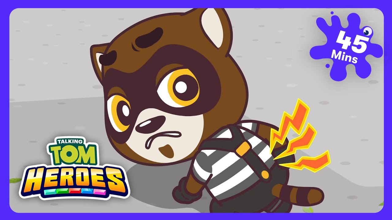 Talking Tom - Stop the Raccoon Robber! | Çocuk Çizgi Film | WildBrain Adventure Mountain