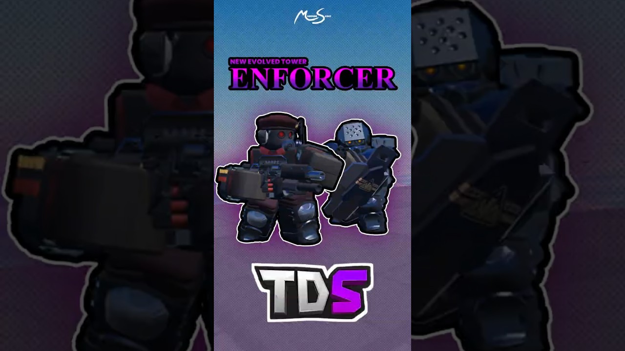 🚓 THE ENFORCER IS HERE &mdash; HE HAS HELICOPTERS! 🚁 | #roblox #tds
