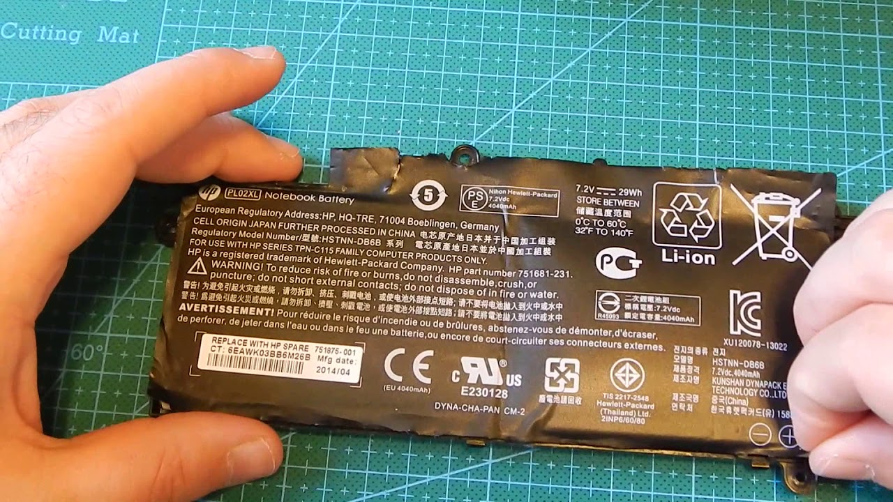 HP Pavilion x360 Battery disassembly!!!